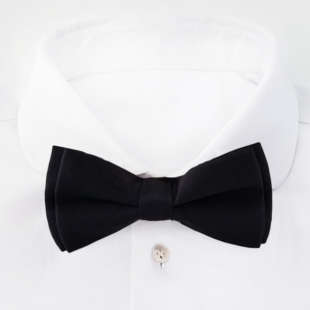 Black bow tie