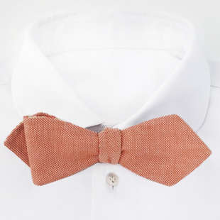 Orange bow tie